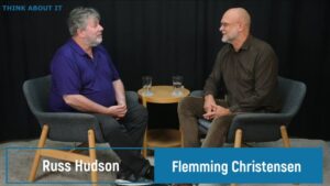 Russ Hudson is being interviewed by Flemming Christensen